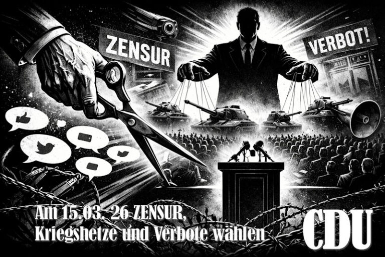 KRIEGSHETZE CDU