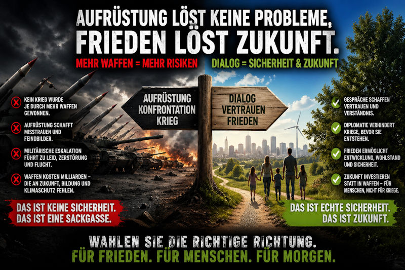 Aufrüstung als Ersatzpolitik – wenn der politische Kompass verloren geht