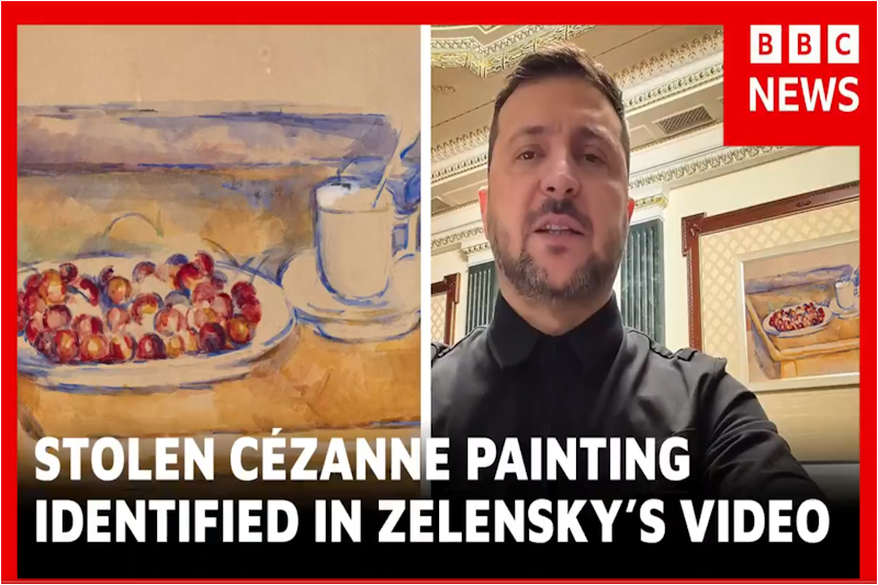 Taucht gestohlener Cézanne in politischem Umfeld auf ? – Ein Kunstraub mit internationaler Dimension?