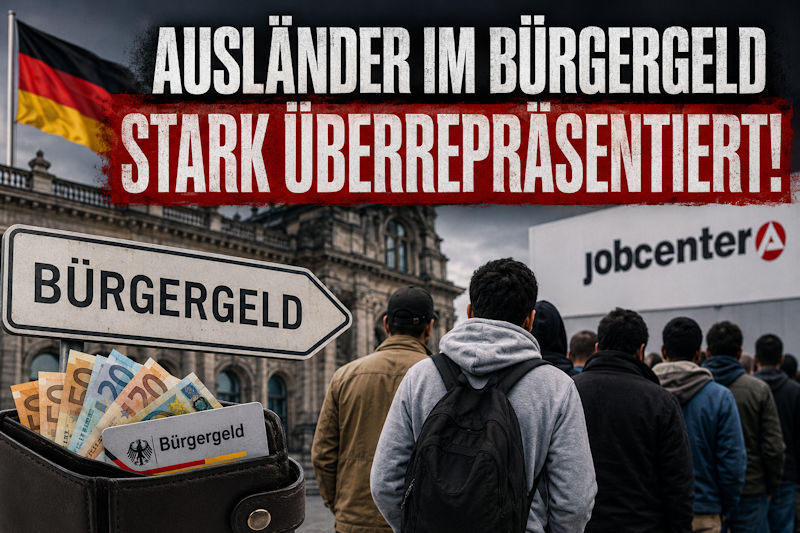 Sozialsystem am Limit: Ausländer beim Bürgergeld massiv überrepräsentiert