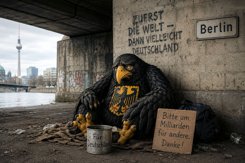 Deutschland lebt von der Substanz – Berlin verteilt Milliarden, während die eigene Wirtschaft kollabiert