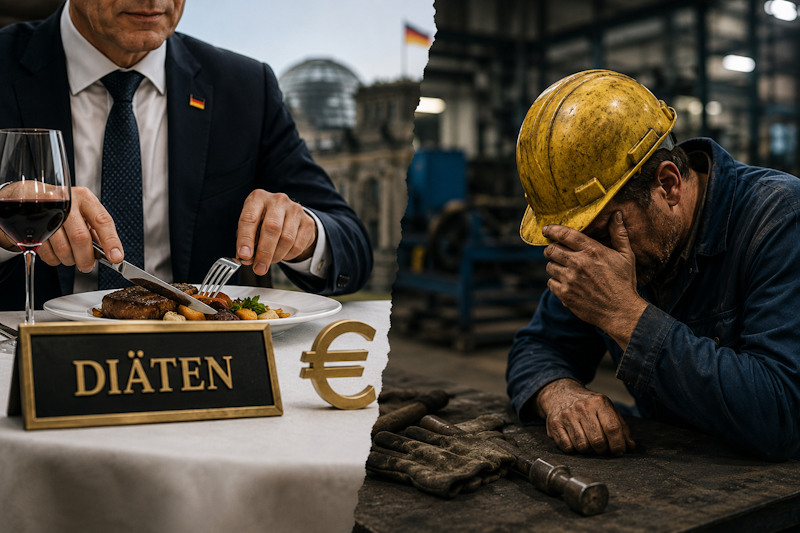 Wenn Verzicht plötzlich nur für den Bürger gilt: Politikergehälter außer Kontrolle?