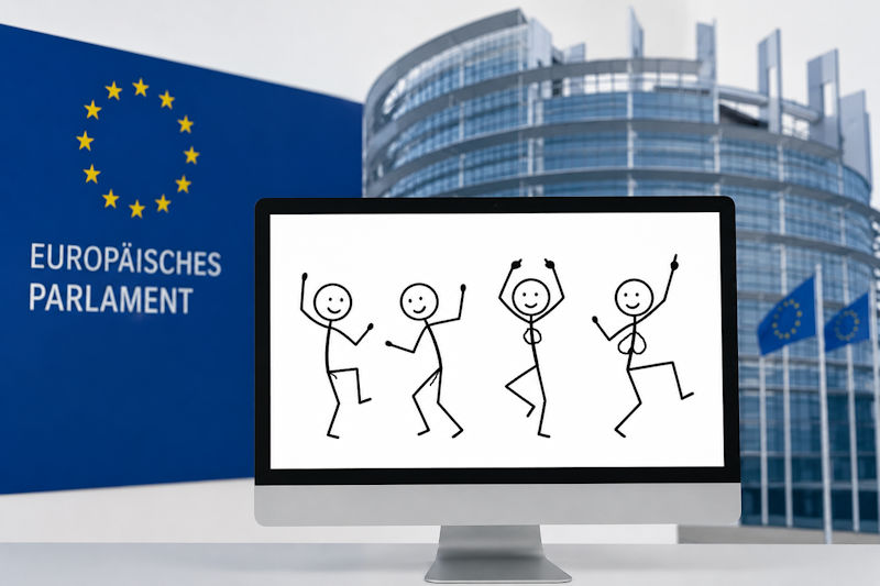 Die Schiefertafel-Illusion aus Brüssel