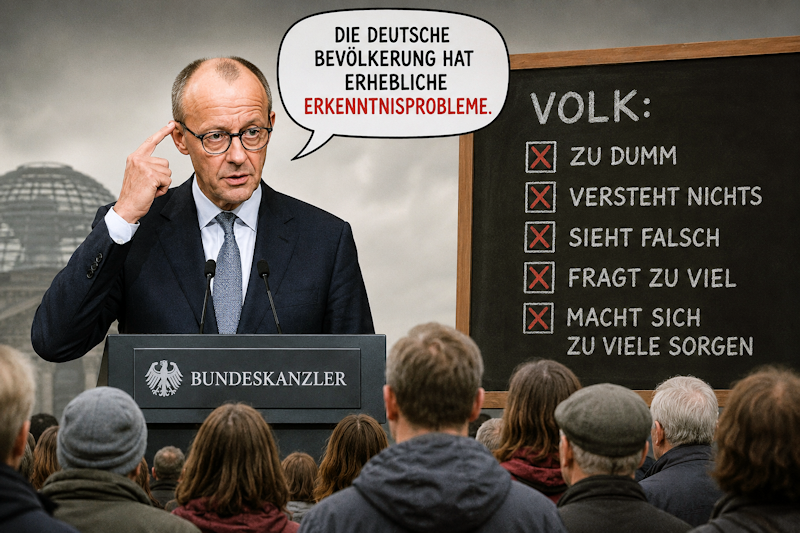 „Erkenntnisprobleme“ – Wenn die Regierung das Volk für zu dumm hält