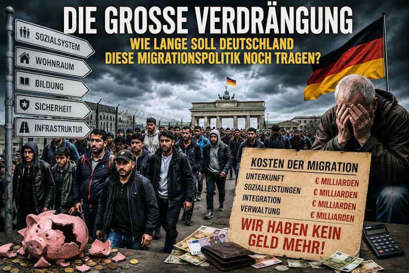 Die große Verdrängung: Wie lange soll Deutschland diese Politik noch tragen?