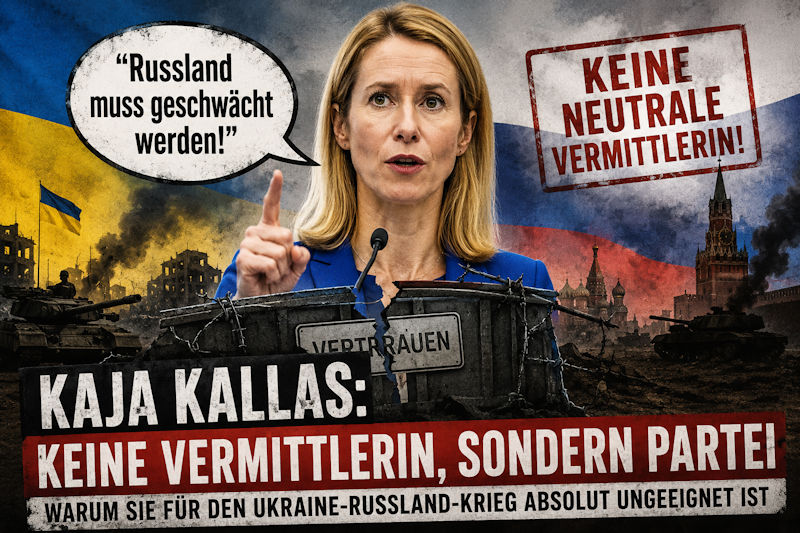 🇩🇪 🇷🇺 🇬🇧 Why Kaja Kallas Is Completely Unsuitable as a Mediator in the Ukraine-Russia War