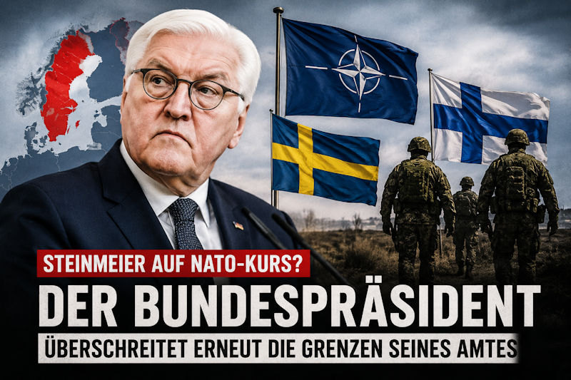 Steinmeier auf Nato-Kurs: Der Bundespräsident überschreitet erneut die Grenzen seines Amtes