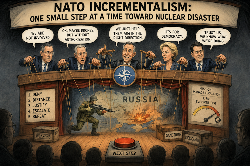 NATO Incrementalism – The Geopolitical Puppet Show Marching Toward Disaster