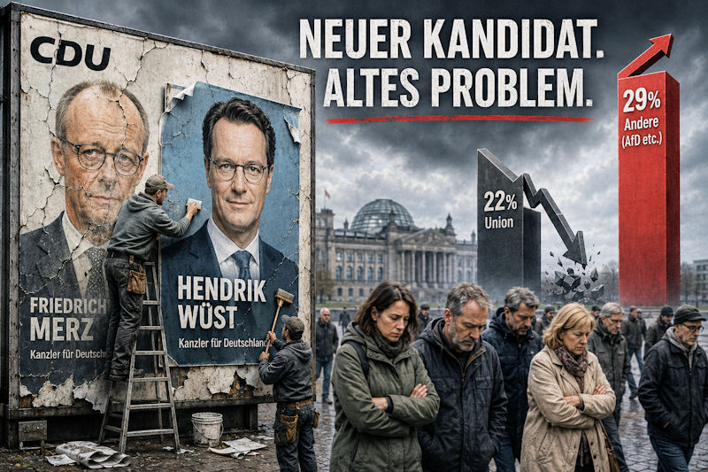 Neue Verpackung, gleicher Inhalt: Warum Wüst die CDU nicht aus der Krise führen wird