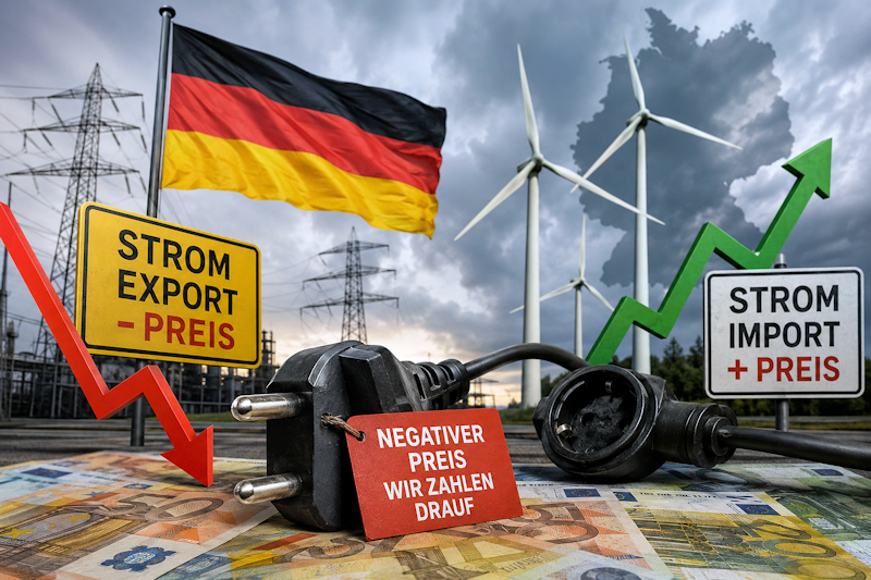Deutschland exportiert Strom – und zahlt drauf