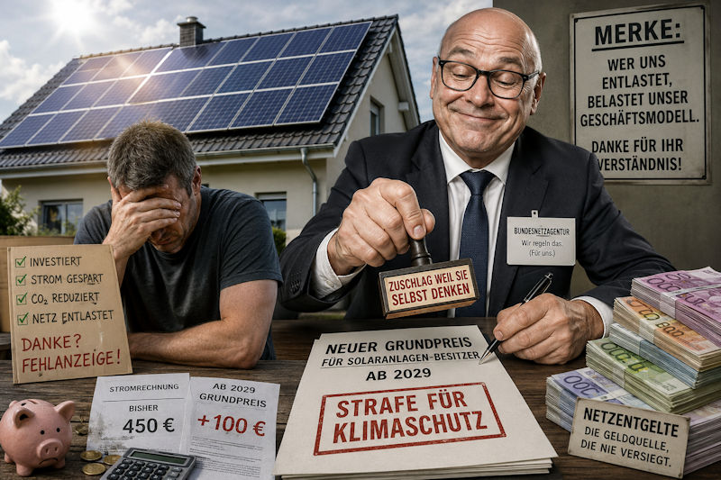 Wer Strom spart, stört offenbar das Geschäftsmodell