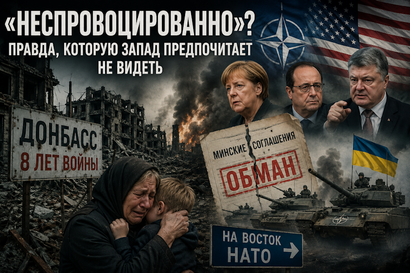 Пропаганда вместо анализа: как Запад создал миф о «неспровоцированной войне