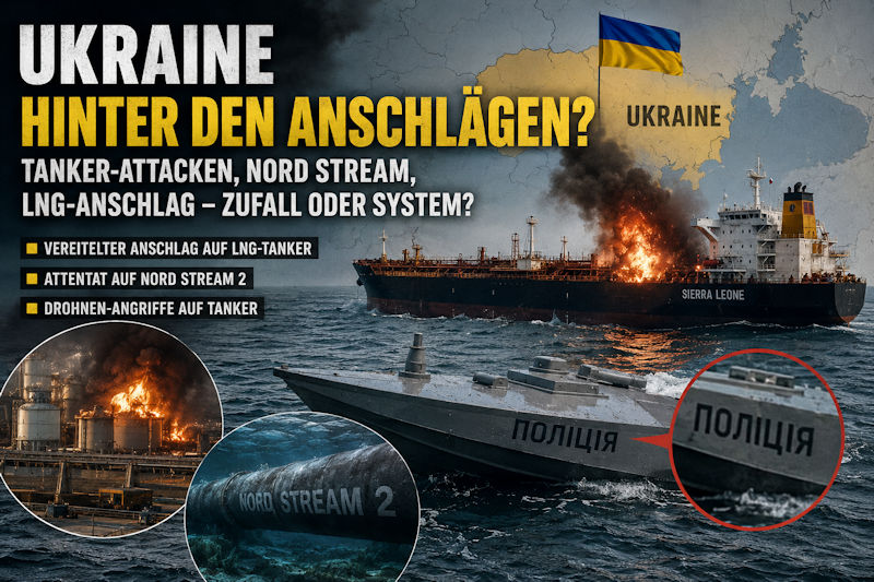 Ukraine, Nord Stream, Tanker – wie viele Zufälle sollen es eigentlich noch sein?