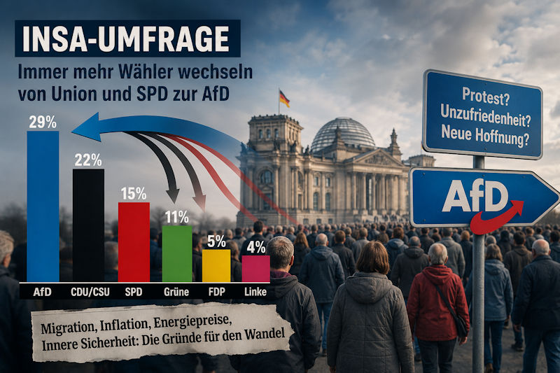 Zwischen Frust und Protest: Warum immer mehr Wähler zur Alternative für Deutschland wechseln