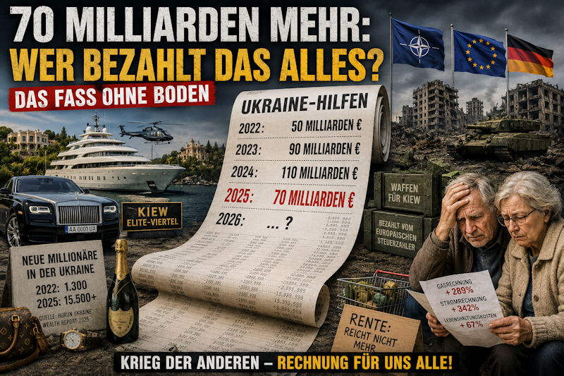 Noch 70 Milliarden? Irgendwann ist auch der dümmste Geldautomat leer