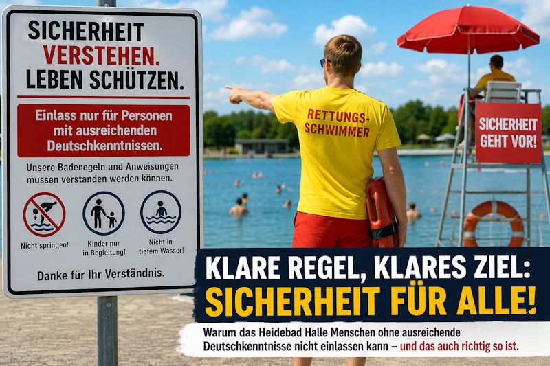 Sicherheit geht vor: Warum das Heidebad Halle einen mutigen und richtigen Schritt gegangen ist