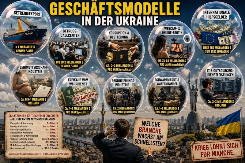 Die Ukraine AG: Wenn Krieg zum Geschäftsmodell wird