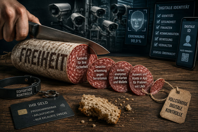 Die Salami-Taktik: Wie Freiheit Scheibe für Scheibe verschwindet