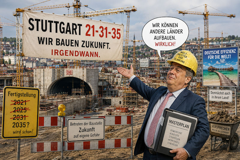 Stuttgart 21? Nennen wir es doch gleich Stuttgart 35