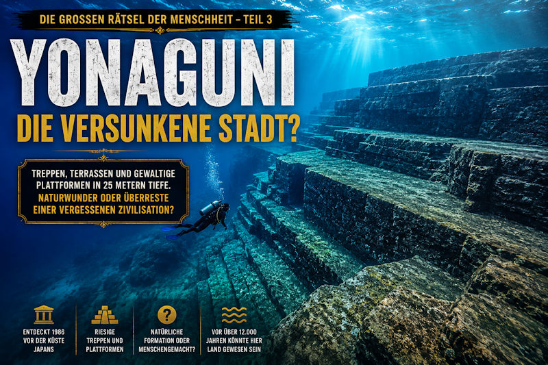 Die großen Rätsel der Menschheit (Teil 3)Yonaguni – Die versunkene Stadt im Pazifik