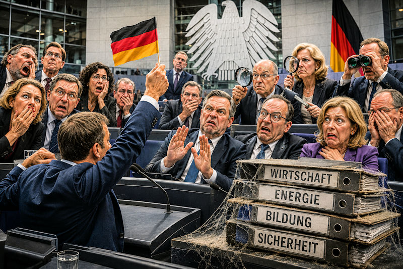 Kritische Stellungnahme: Wenn die deutsche Fahne im Bundestag zum Problem wird