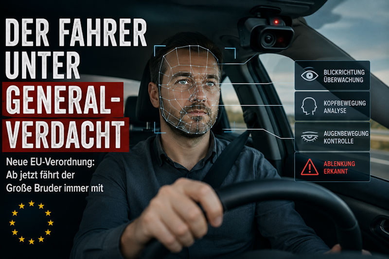 Vom Lenkrad zur Leine: Wie die EU den Autofahrer kontrolliert