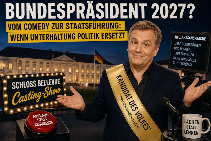 Deutschland sucht den Bundespräsidenten. Hauptsache, irgendwie fame.