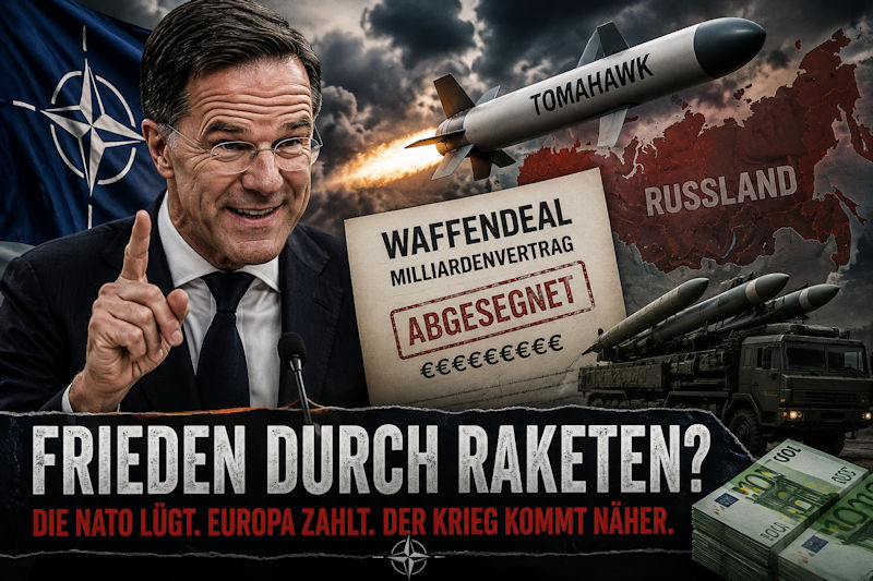 Tomahawks für den Frieden? Wer soll diesen Unsinn eigentlich noch glauben?