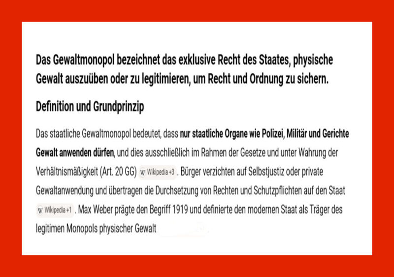Das erschreckende Rechtsverständnis der Gewaltverharmloser