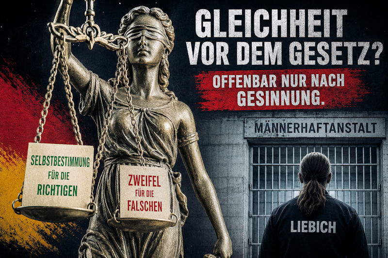 „Selbstbestimmung nur für die Richtigen: Der Fall Liebich und das Gesetz mit Gesinnungsvorbehalt“.