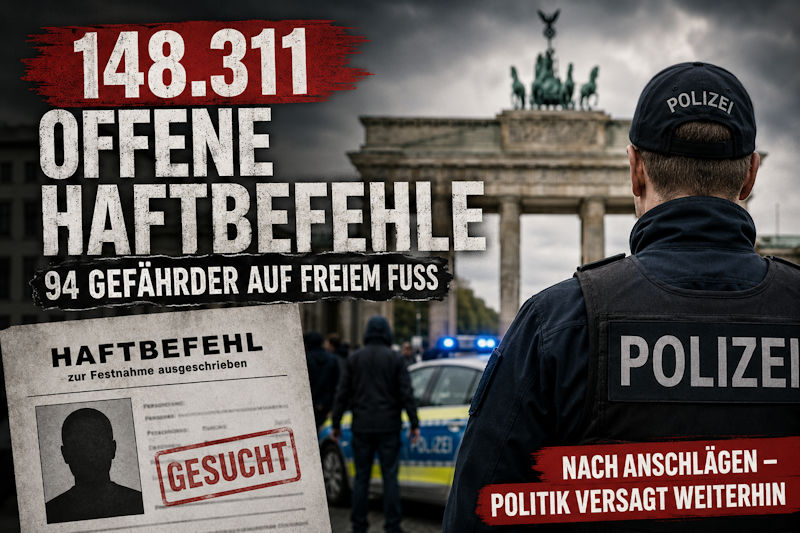 148.311 offene Haftbefehle: Wie viele Warnsignale braucht dieses Land noch?