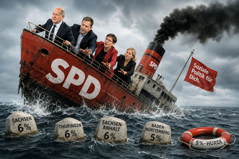 DIE SPD AUF DEM WEG ZUR KLEINSTPARTEI? DER ABSTURZ EINER EINSTIGEN VOLKSPARTEI