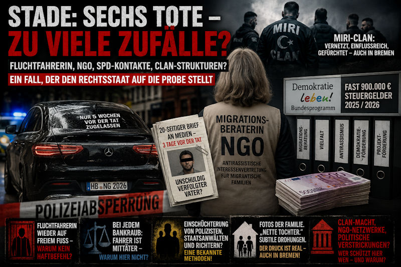 Stade: Sechs Tote, viele offene Fragen und ein Rechtsstaat, der jetzt beweisen muss, dass er noch handlungsfähig ist