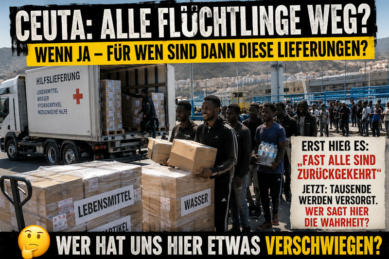 CEUTA Flüchtlinge