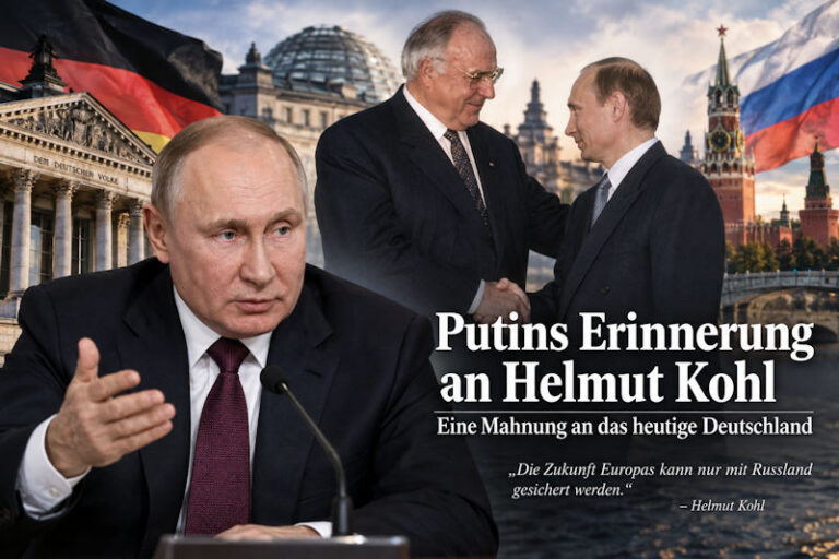 PUTIN UND HELMUT KOHL
