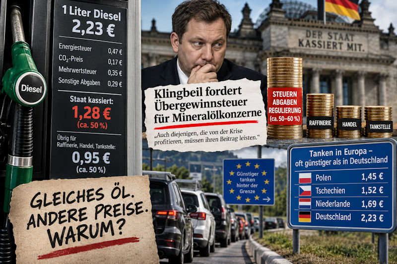 Spritpreise Klingbeil