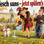 Amtliche Nachspülung im Wiener Park