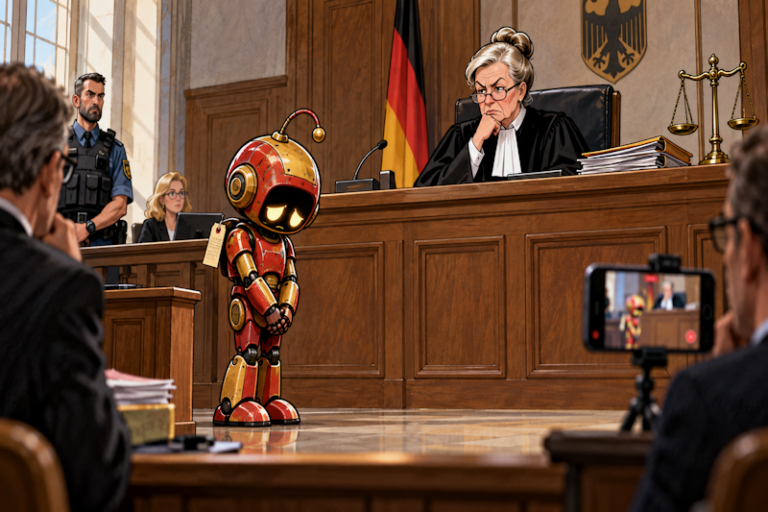 Der reuige Roboter vor Gericht