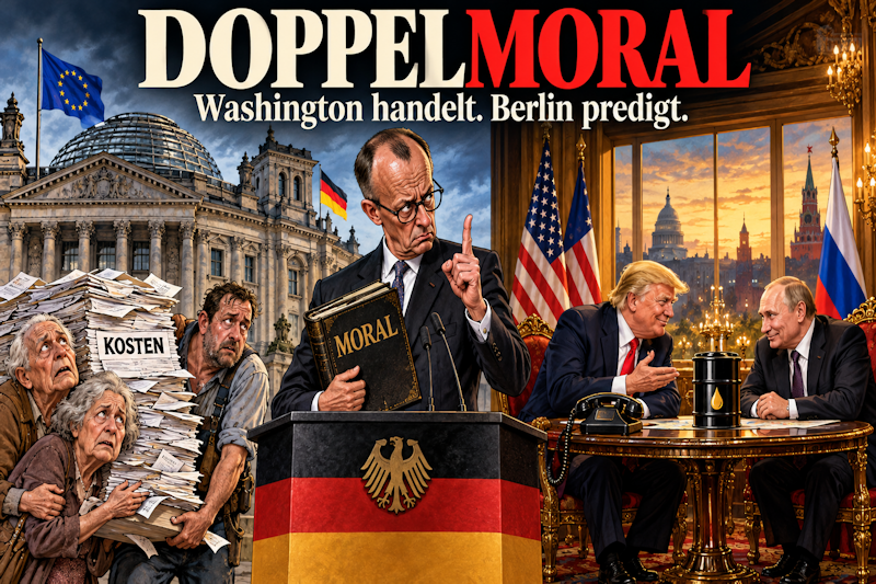 Doppelmoral am Rednerpult