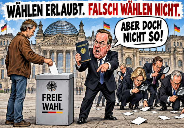 Freie Wahl vor dem Reichstag