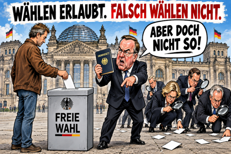 Freie Wahl vor dem Reichstag