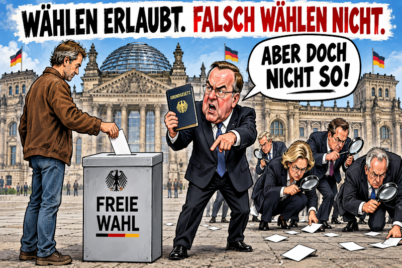 Freie Wahl vor dem Reichstag