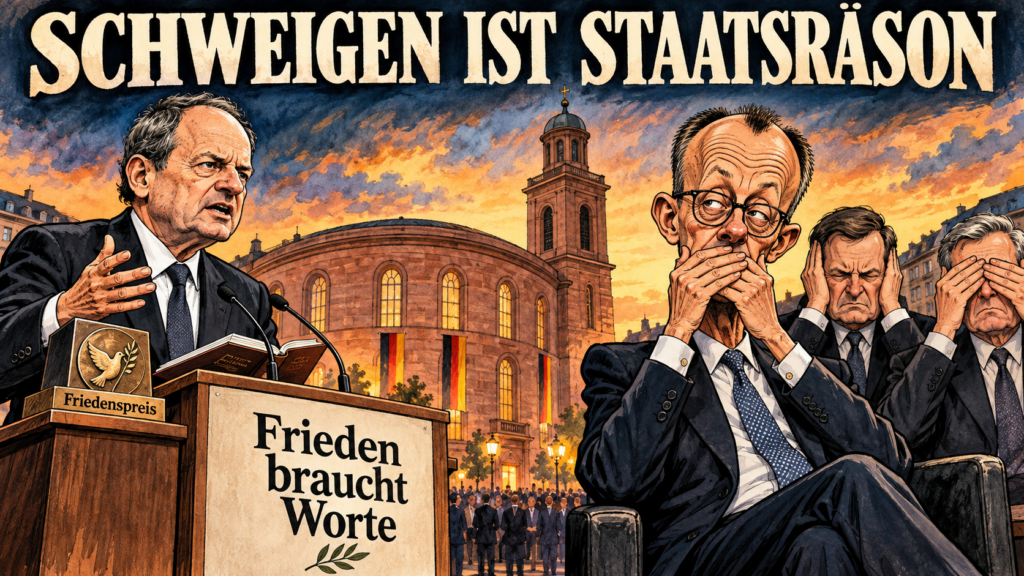 Friedensrede trifft staatliches Schweigen