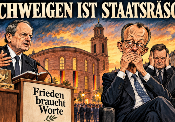 Friedensrede trifft staatliches Schweigen