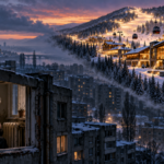 Goldene Skipisten, kalte Wohnungen