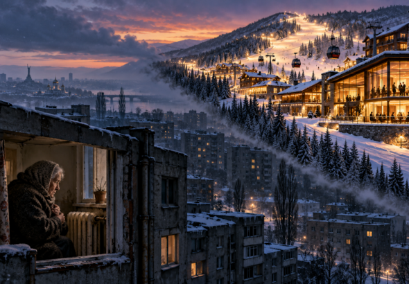Goldene Skipisten, kalte Wohnungen