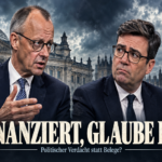 Merz und Burnham unter Sturmwolken
