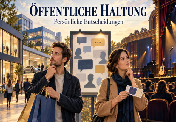 Öffentliche Haltung, persönliche Entscheidungen