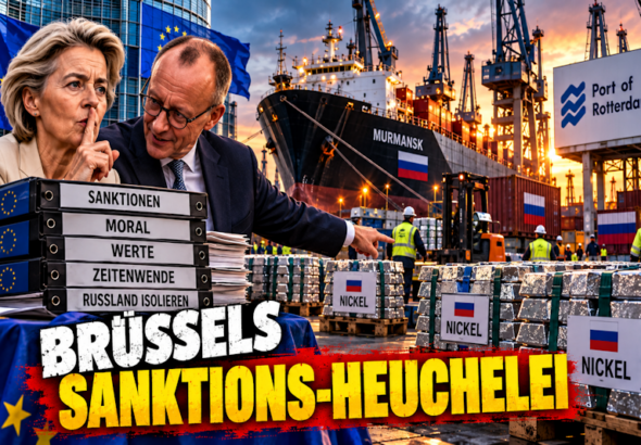 Sanktionsheuchelei im Hafen von Rotterdam
