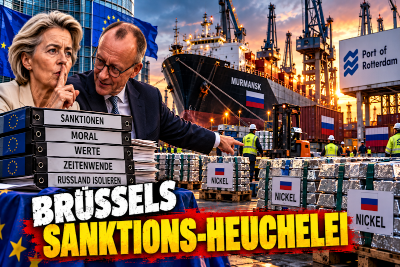 Sanktionsheuchelei im Hafen von Rotterdam
